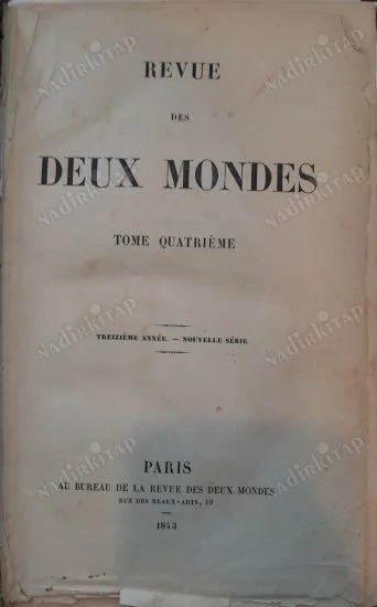 Revue Des Deux Mondes Edebiyat Dergisi