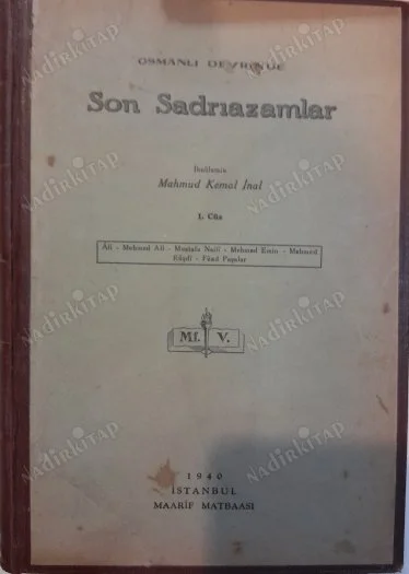 Son Sadrazamlar - 1 ( Açıklamayı okuyunuz)