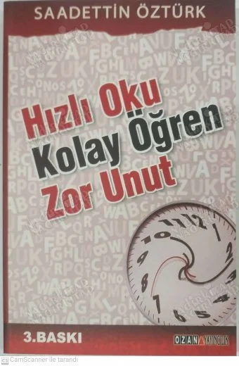 Hızlı Oku Kolay Öğren Zor Unut