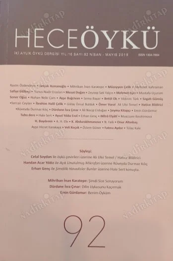 Hece Öykü Sayı - 92