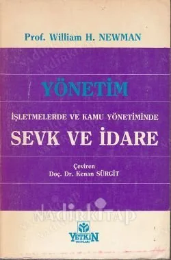 Yönetim İşletmelerde ve Kamu Yönetiminde Sevk ve İdare