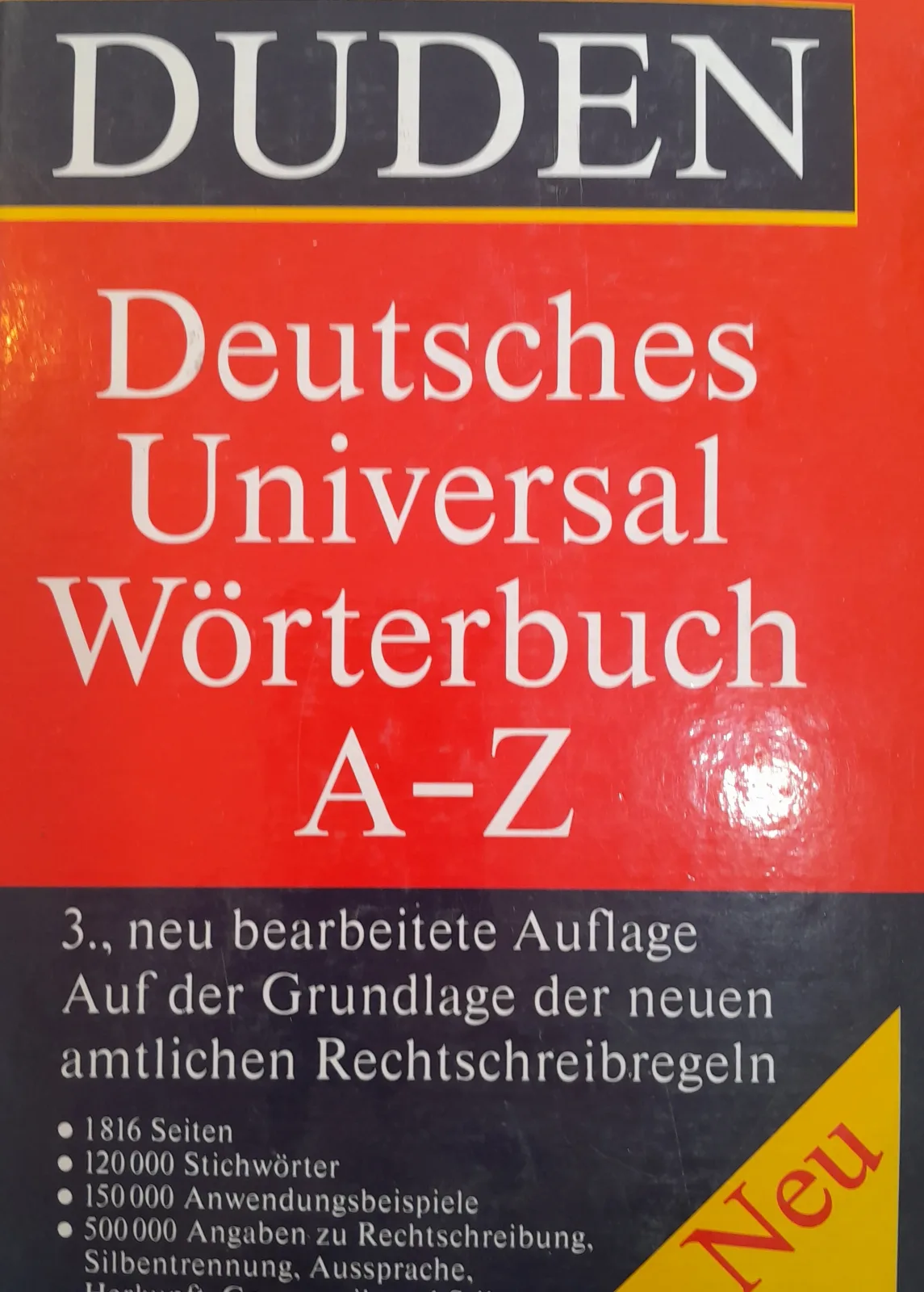 Duden Deutsches Universal Wörterbuch A-Z (Almanca)