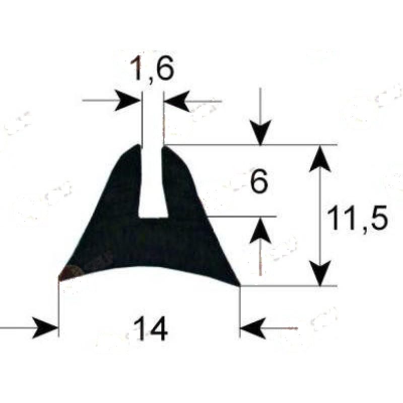 Fırın - Fırın contası profili 1655 L 1310 mm