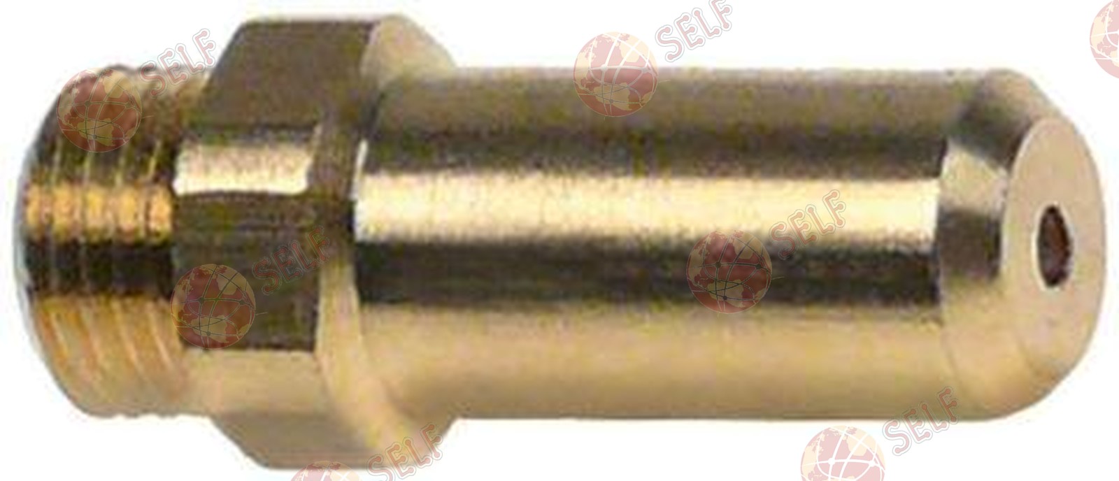 Gaz nozulu m10x1 ws12 iç çap 0,90 mm uzunluk 30 mm