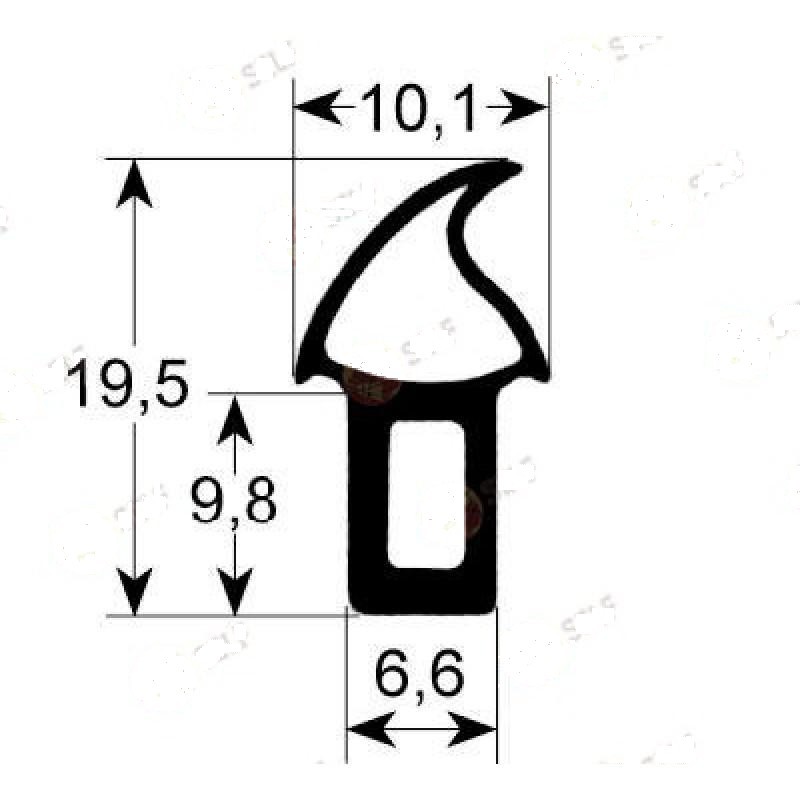 Fırın - Fırın contası profili 2740 L 1350 mm